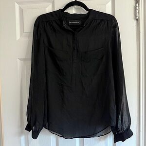 ZADIG & VOLTAIRE DELUXE- Sheer Swistdot Blouse